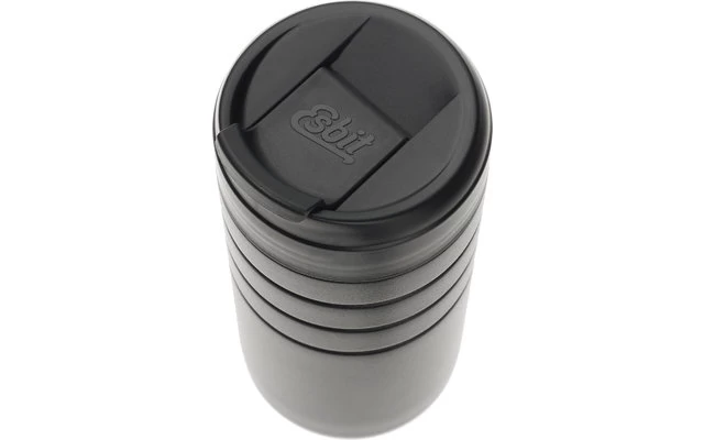 Esbit MAJORIS Thermobecher Mit Klick-Verschluss 450 Ml Schwarz 1 Esbit MAJORIS Thermobecher Mit Klick-Verschluss 450 Ml Schwarz