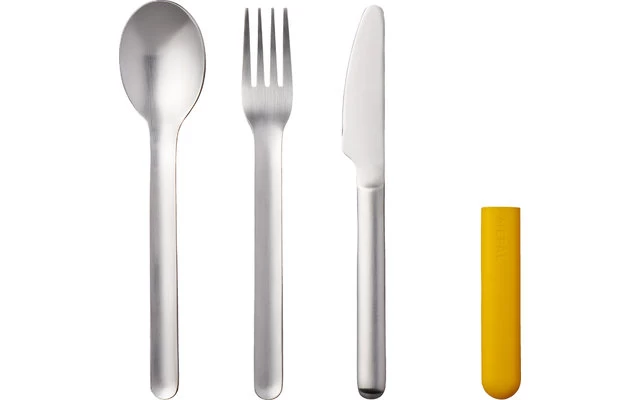 Mepal Bloom Edelstahl Besteck Set Inkl. Kunststoffhülle 3-tlg. Nordic Green 2 Mepal Bloom Edelstahl Besteck Set Inkl. Kunststoffhülle 3-tlg. Nordic Green – Bild 2