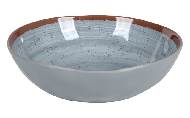 Bo-Camp Melamin Schüssel Set 4 Stück Grau / Braun 2 Bo-Camp Melamin Schüssel Set 4 Stück Grau / Braun – Bild 2