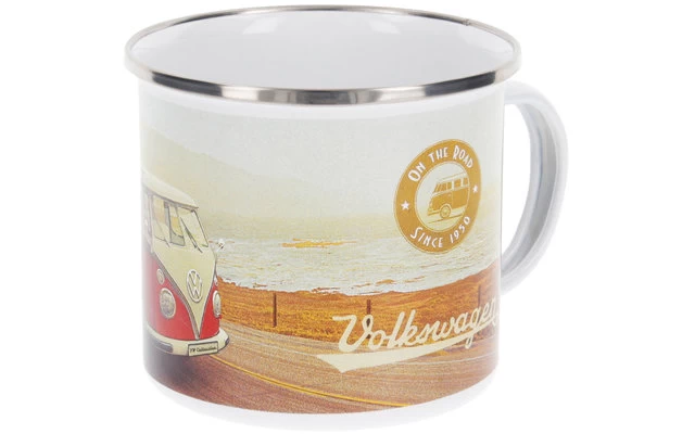 VW Collection T1 Bulli Emaille Tasse 500 Ml Beachlife 5 VW Collection T1 Bulli Emaille Tasse 500 Ml Beachlife – Bild 5