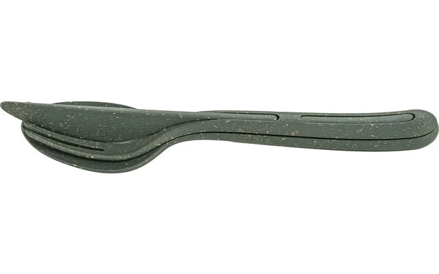 Koziol KLIKK Besteck Set 3-tlg. Grau 3 Koziol KLIKK Besteck Set 3-tlg. Grau – Bild 3