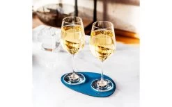 Silwy® Metall Nano Gel Platzset Leder-Look 20 Cm Blau -Camping BBQ 435564 3104175