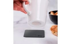 Silwy® Porzellan Magnet Henkel Tassen Inkl. Metall-Nano-Gel-Pads 2 Stück Weiße Untersetzer (270 Ml) -Camping BBQ 435777 3104558