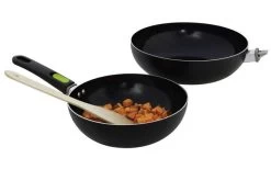 Eurotrail Wokpfanne Mit Antihaftbeschichtung 24 Cm