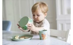 Koziol Organic Kids Set Kindergeschirr Set 3-tlg. Red -Camping BBQ 446945 3126297