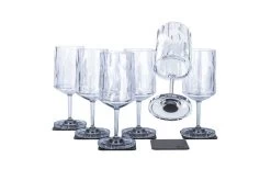 Silwy® Wein Magnet Kunststoffgläser 6 Stück (200 Ml) -Camping BBQ 447017 3127191