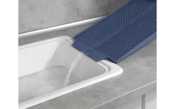 Wenko Linea Abtropfmatte 40 X 30 X 3 Cm Blau -Camping BBQ 459750 3155532 1