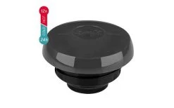 Emsa Isolierkanne Samba 1 Liter Schwarz Transluzent -Camping BBQ 459756 3304353