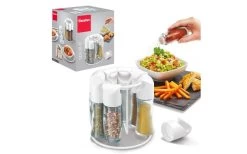 Metaltex Spice-8 Gewürzständer Weiß 10 Metaltex Spice-8 Gewürzständer Weiß -Camping BBQ 497165 3341525