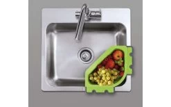 Metaltex Drain On Abfallsieb, Spülbeckensieb Grau -Camping BBQ 497345 3345590