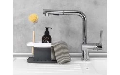 Wenko Spülbeckenorganizer Cosmo Grau -Camping BBQ 516734 3517459