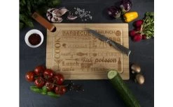 Wenko Steakbrett 33 X 23 Cm Bambus 11 Wenko Steakbrett 33 X 23 Cm Bambus -Camping BBQ 517451 3540131