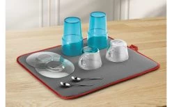 Metaltex Softex Microfaser Abtropfmatte Rot -Camping BBQ 526604 3422747