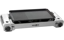 Brunner Devil Double Grill 2-flammiger Kartuschen-Gaskocher -Camping BBQ 538516 3677912