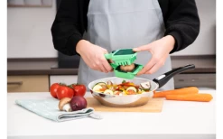 Nicer Dicer Quick Professional Set Gemüseschneider 12 Teilig Grün -Camping BBQ 578231 3958383