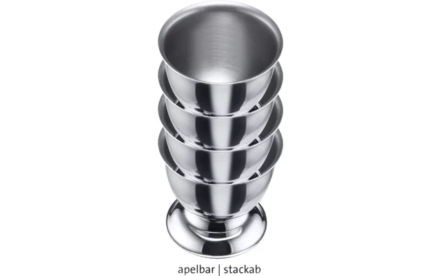 Westmark 4 Eierbecher Mit Fuß Edelstahl 4 Westmark 4 Eierbecher Mit Fuß Edelstahl – Bild 4