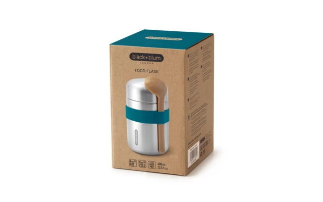 Black+Blum Black And Blum Food Flask Thermobecher 400 Ml Orange 6 Black+Blum Black And Blum Food Flask Thermobecher 400 Ml Orange – Bild 6