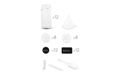 Metaltex Shake-It Gewürzstreuer Set 12 Gläser 9 Metaltex Shake-It Gewürzstreuer Set 12 Gläser -Camping BBQ 647481 4562553