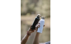 Rebel Outdoor Isolierflasche Aus Edelstahl 600 Ml Schwarz -Camping BBQ 668397 4580025