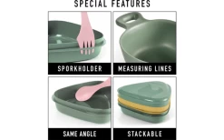 Light My Fire Outdoor MealKit Dustypink -Camping BBQ 740654 4974563 5