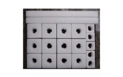 Transport Gläserschutz Aus Schaumstoff 17-tlg. -Camping BBQ 8895 108240